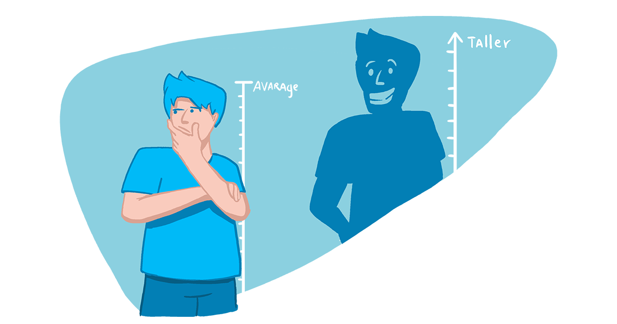 A man who is average height is wondering if it's practical for him to have height surgery.
